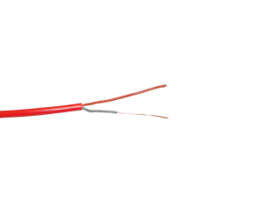 Кабель сигнальный, неэкранированный, КПСнг(А)-FRHF, 1x2x0.5мм2 (0.8мм), красный, Netko, 50 метров