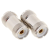 Переходник UHF-female - UHF-female (SO239), 50 Ом, 4 шт