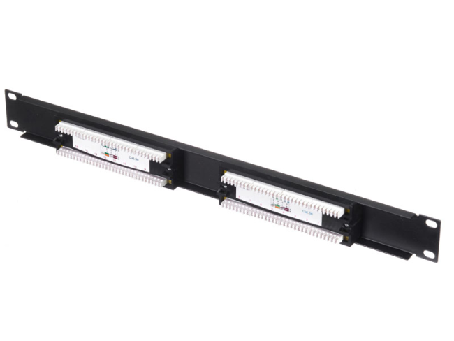 Патч-панель UTP, 19", 16 портов RJ45, cat.5е, 1U, Dual Type Патч-панель UTP, 19", 16 портов RJ45, cat.5е, 1U, Dual Type