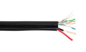 Кабель комбинированный UTP (с питанием), cat.5e, 4 пары, CCA + 2x0.75, уличный, 60 метров
