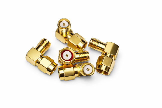 Переходник RP-SMA-male (обратный) - RP-SMA-female (обратный), 50 Ом, 10 шт