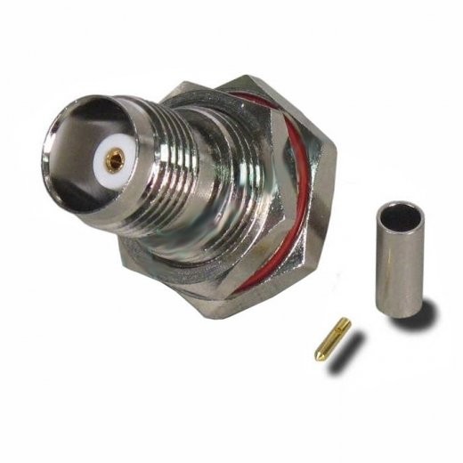 Разъем ТNC-female (T-231L) под кабель RG174, RG178, RG316, 50 Ом, обжимной под пайку, 10 шт. Разъем ТNC-female (T-231L) под кабель RG174, RG178, RG316, 50 Ом, обжимной под пайку, 10 шт.