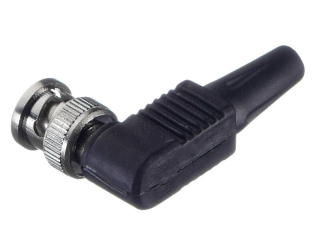 Угловой коннектор BNC-7101B, пластик, медный, Netko, 1 шт.