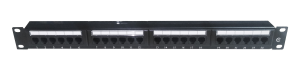 Патч-панель UTP, 19", 24 порта RJ45, cat.5е, 1U, 110 Type, Netko