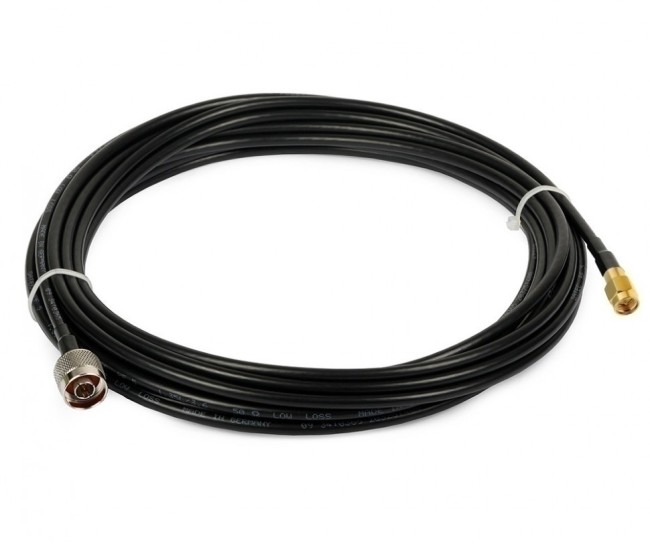 Кабельная сборка RG-58 (SMA-male - N-male), 0,5 метра Кабельная сборка RG-58 (SMA-male - N-male), 0,5 метра