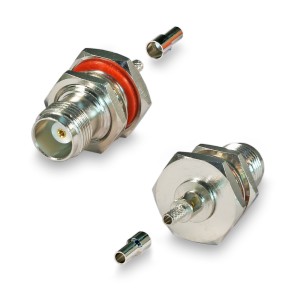 Разъем ТNC-female (T-231L) под кабель RG174, RG178, RG316, 50 Ом, обжимной под пайку, 2 шт.