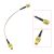 Комплект пигтейлов SMA-male - SMA-female, кабель RG316, 50 Ом, 15 см, 4 шт