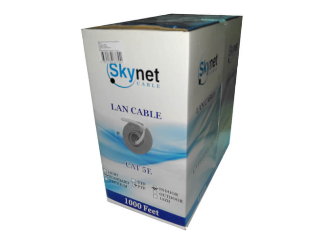 Кабель витая пара FTP 4 пары, медный, cat.5е, для прокладки в помещении, проходит Fluke тест, серый, 15 метров