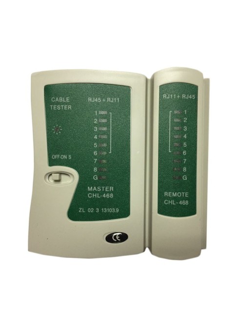 Кабельный тестер (LAN-тестер), RJ-45, RJ-11, RJ-12 с led-индикацией