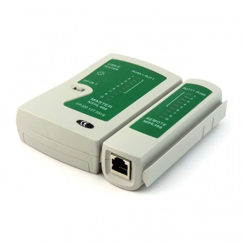 Кабельный тестер (LAN-тестер), RJ-45, RJ-11, RJ-12 с led-индикацией