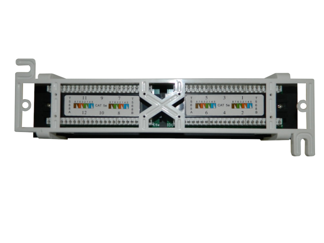 Патч-панель настенная MINI, UTP, 10", 12 портов RJ45, cat.5е, 1U, Dual Type Патч-панель настенная MINI, UTP, 10", 12 портов RJ45, cat.5е, 1U, Dual Type