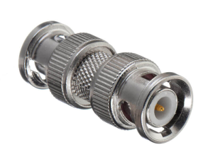 Переходник BNC-male - BNC-male, медный, покрытие цинк, Netko, 2 шт