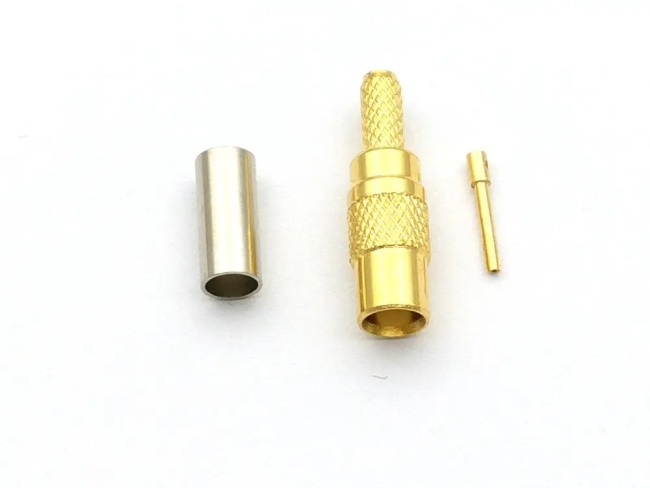 Разъем MCX-female под кабель RG174, RG178, RG316, 50 Ом, обжимной под пайку, 4 шт. Разъем MCX-female под кабель RG174, RG178, RG316, 50 Ом, обжимной под пайку, 4 шт.