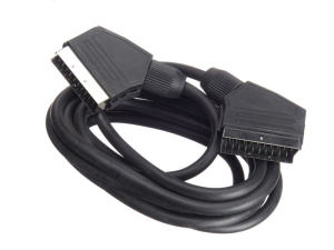 Шнур аудио-видео SCART (21 pin) - SCART (21 pin), литой, Netko, 3 метра