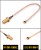 Пигтейл радиочастный (переходник) RP-SMA-female - U.FL (IPEX), кабель RG178, 50 Ом, 25 см, 1 шт