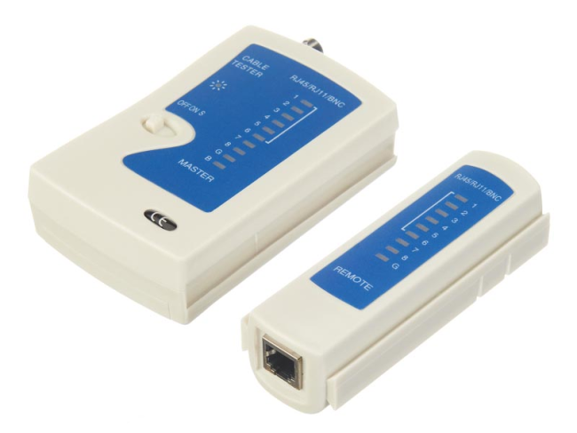 Кабельный тестер RJ45, RJ11, RJ12, BNC (NS 468Bv2) Netko Кабельный тестер RJ45, RJ11, RJ12, BNC (NS 468Bv2) Netko