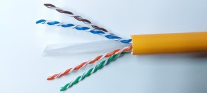 Кабель витая пара UTP, cat.6a 23AWG, 4 пары, LSZH, медный проводник, Eletec, внутренний, 180 метров