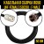 Кабельная сборка RG-58 (UHF-female (SO239) - F-male), 0,5 метра