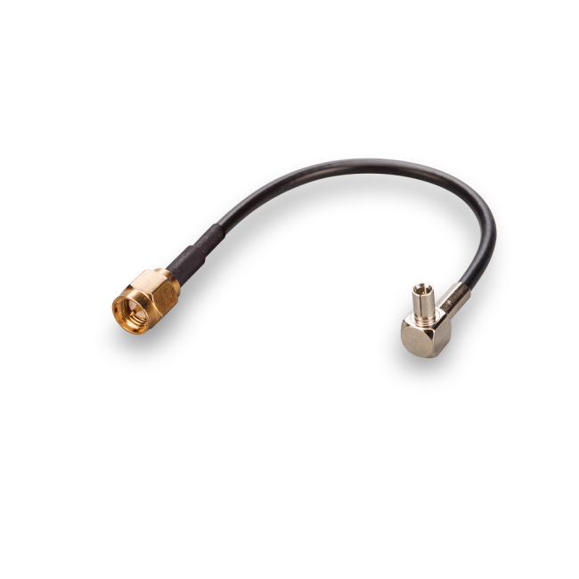 Пигтейл радиочастный (переходник) SMA-male - TS9, кабель RG174, 50 Ом, 25 см, 5 шт