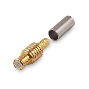 Разъем MCX-male под кабель RG174, RG178, RG316, 50 Ом, прямой, обжимной под пайку, 10 шт.
