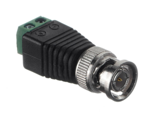 Разъем BNC-male под клеммную колодку, медный центральный проводник, корпус цинк, 90 шт