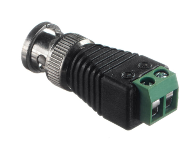 Разъем BNC-male под клеммную колодку, медный центральный проводник, корпус цинк, 100 шт Разъем BNC-male под клеммную колодку, медный центральный проводник, корпус цинк, 100 шт