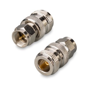 Переходник N-female - F-male, прямой, 50 Ом, 3 шт
