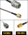 Комплект пигтейлов N-female - SMA-male, кабель RG316, 50 Ом, 15 см, 6 шт