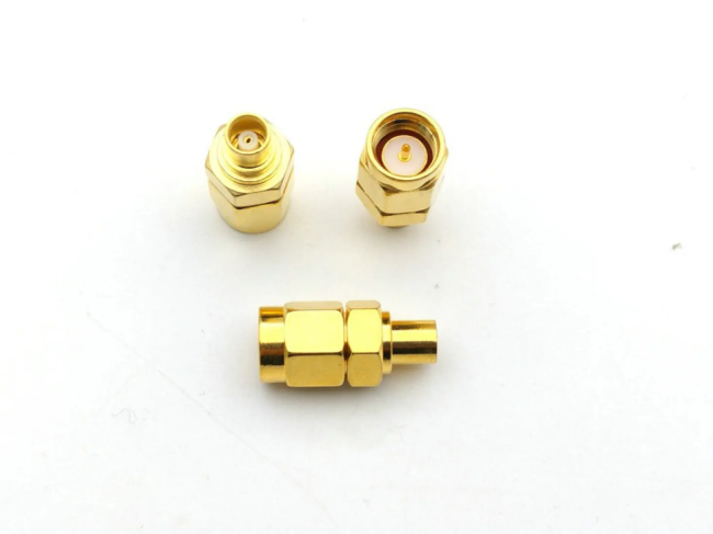 Переходник SMA-male - MCX-female, 50 Ом, 3 шт