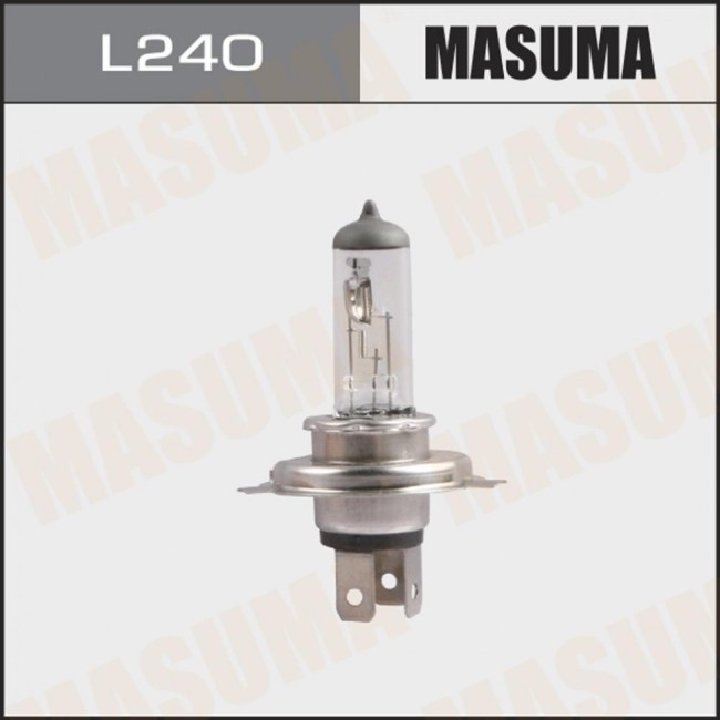 Лампа галогенная MASUMA CLEARGLOW H4 12V 60/55W (3000K)