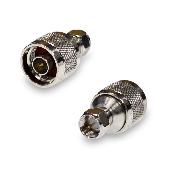 Переходник N-male - F-male, прямой, 50 Ом, 1 шт