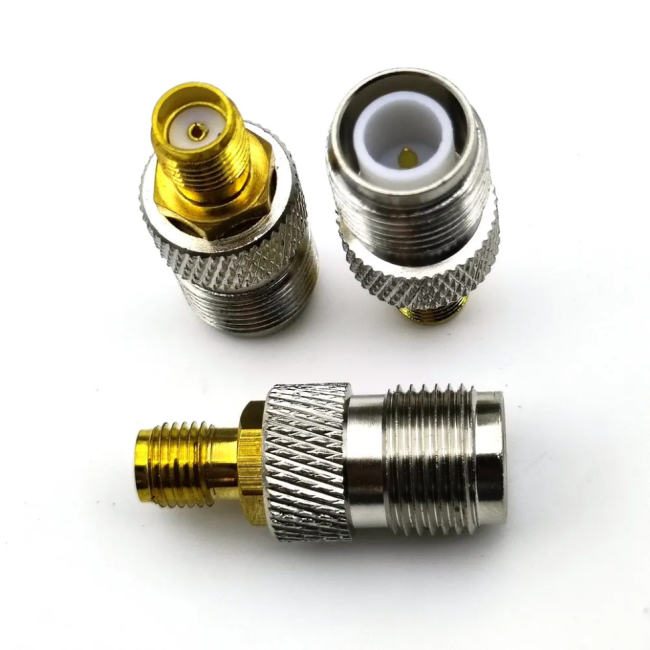 Переходник SMA-female - RP-TNC-female, 50 Ом, 3 шт