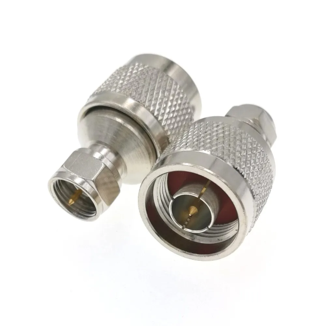 Переходник N-male - F-male, прямой, 50 Ом, 10 шт