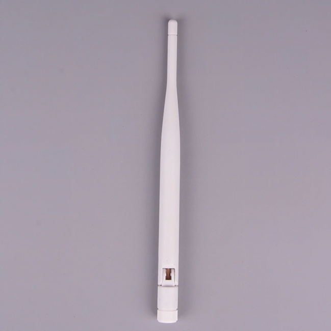 Антенна Wi-Fi (разъём RP-SMA) для роутеров и вай-фай устройств, усиление 5dBi, белая