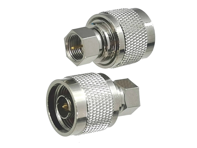 Переходник N-male - F-male, прямой, 50 Ом, 3 шт
