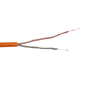 Кабель сигнальный, неэкранированный, КПСнг(А)-FRLS, 1x2x0.2мм2 (0.51мм), оранжевый, ТЕХНОКАБЕЛЬ, 50 метров