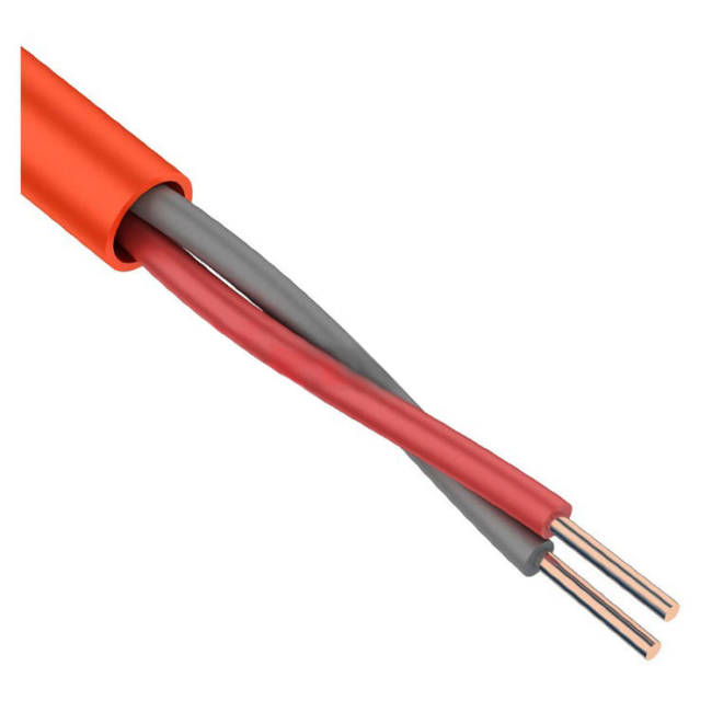 Кабель сигнальный, неэкранированный, КПСнг(А)-FRLS, 1x2x0.2мм2 (0.51мм), оранжевый, ТЕХНОКАБЕЛЬ, 50 метров