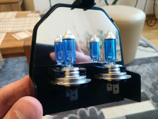 Лампа высокотемпературная MASUMA BLUE SKYGLOW H4 12V 60/55W (4200K) (Комплект - 2шт.)