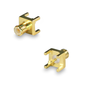 Разъем MCX-male, прямой, на плату под пайку, 10 шт.