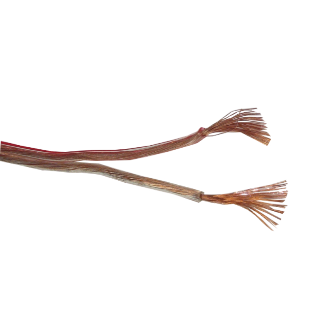 Кабель акустический 2x1.0мм2 (56x0.15мм), CCA, прозрачный, Netko, 40 метров Кабель акустический 2x1.0мм2 (56x0.15мм), CCA, прозрачный, Netko, 40 метров