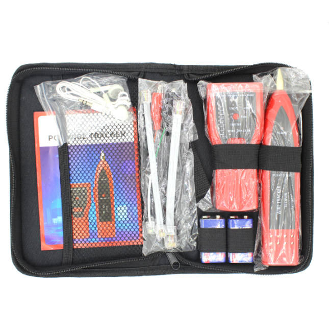 Трассоискатель кабельный (lan-тестер) MJ-268, тональный генератор с разъемами крокодил, чехол, батарейки в компплекте Трассоискатель кабельный (lan-тестер) MJ-268, тональный генератор с разъемами крокодил, чехол, батарейки в компплекте