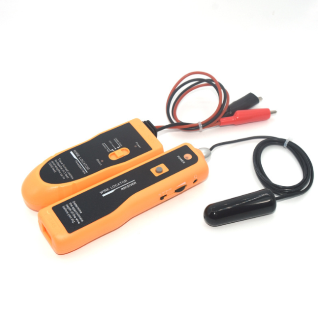 Кабельный тестер (трассоискатель) для кабеля, находящегося под землей, щуп с поисковой гирей, батарейки, чехол Кабельный тестер (трассоискатель) для кабеля, находящегося под землей, щуп с поисковой гирей, батарейки, чехол