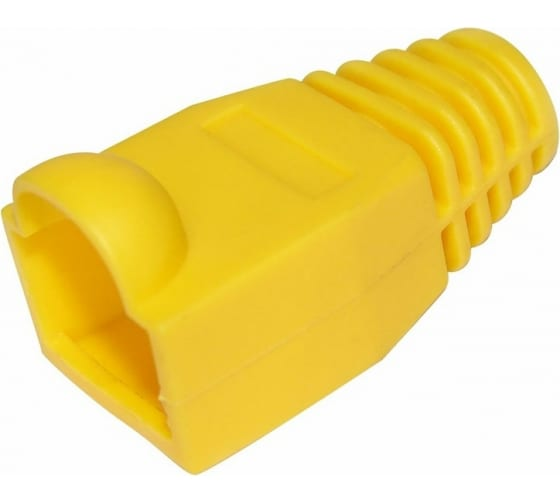 Изолирующий колпачок для патч-кордов из витой пары RJ-45 и RG-11, жёлтый, D-6 мм, 50 шт. Netko Изолирующий колпачок для патч-кордов из витой пары RJ-45 и RG-11, жёлтый, D-6 мм, 50 шт. Netko