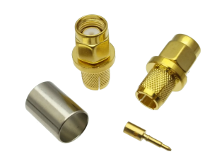 Разъем SMA-male под кабель 5D-FB (LMR-300, LMR-240, RG-8X), обжимной под пайку, 4 шт. Разъем SMA-male под кабель 5D-FB (LMR-300, LMR-240, RG-8X), обжимной под пайку, 4 шт.