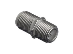 Переходник F-female - F-female, цинк, покрытие никель, F120-46, Netko, 8 шт