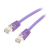 Патч корд 5 метров, FTP4, медный, cat.6, кабель для интернета RJ45, сетевой кабель ethernet, с переходником RJ-45 на RJ-45 в комплекте, фиолетовый