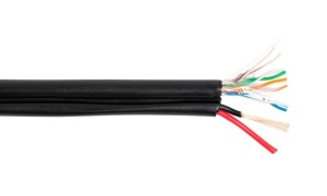 Кабель комбинированный UTP (с питанием), cat.5e, 4 пары, медный проводник + 2x0.75, уличный, 30 метров